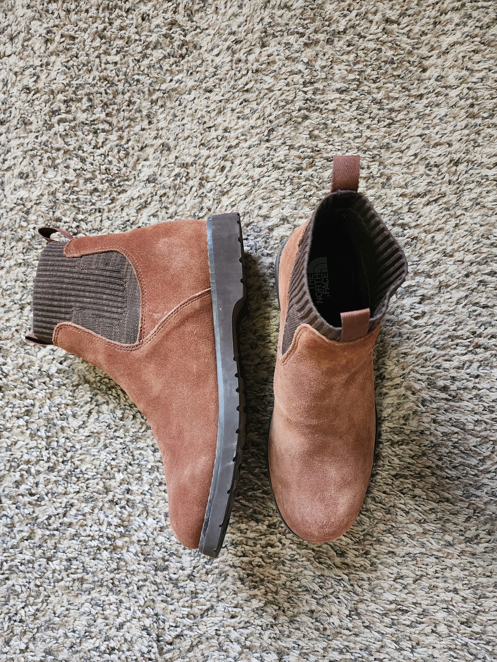 The North Face Women's Brown Suede Chelsea Boots